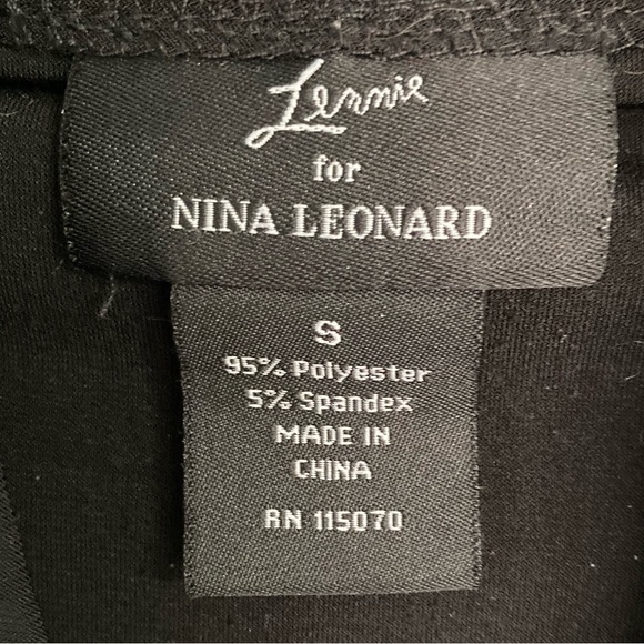 Nina Leonard black shrug cropped jacket cardigan size S - Picture 4 of 5